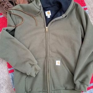 Carhartt Thermal-Lined Hooded Zip Front Sweatshirt